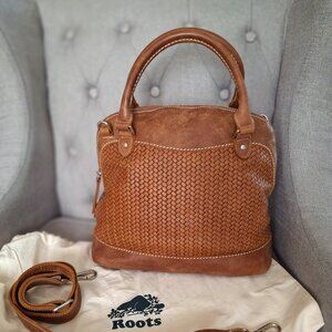 Roots Café Bag Satchel purse with Crossbody